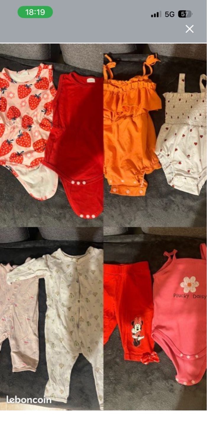 Pour 3-6 mois, sans taches ni défauts, vendu en lot. - photo numéro 2