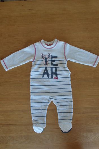 Pyjama velours - 6mois