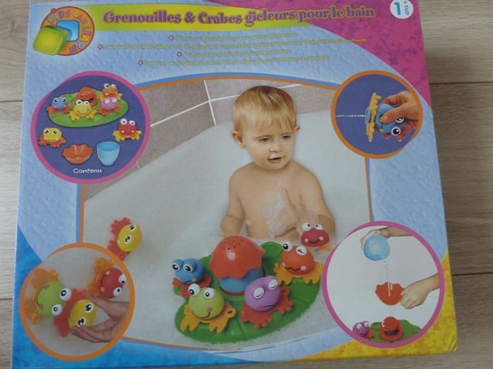 Grenouilles et crabes gicleurs pour le bain - photo numéro 2
