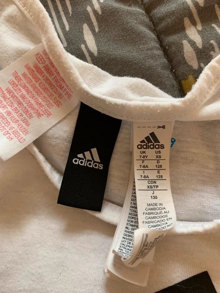 Débardeur adidas 7/8 ans - photo numéro 3