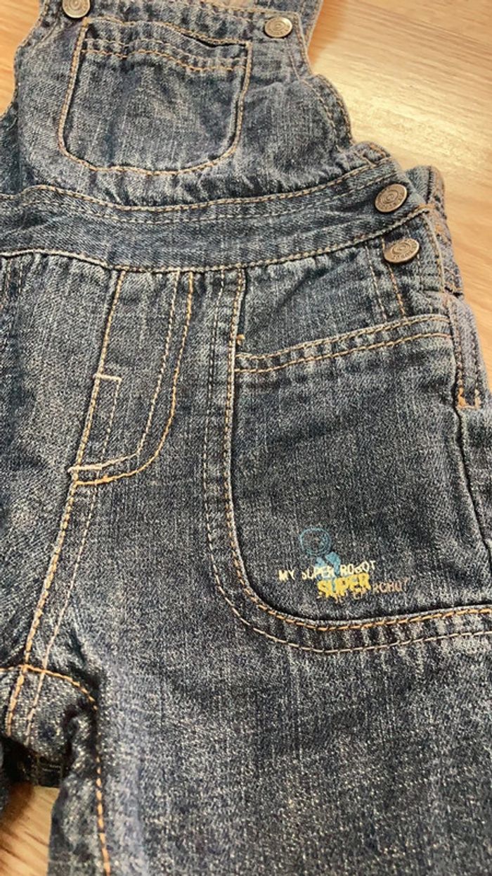 Salopette jean kitchoun 6 mois - photo numéro 2