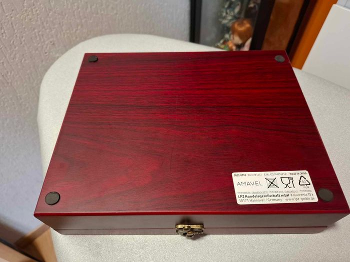 Beau coffret bois sommelier tire-bouchon professionnel semi-automatique argent neuf - photo numéro 7