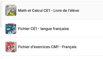 Lot de 3 livres