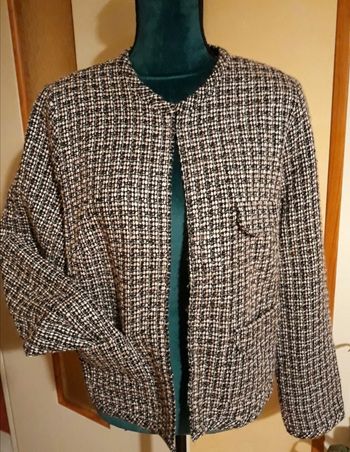 Veste noire, rose et blanche - Jessica - 40 42