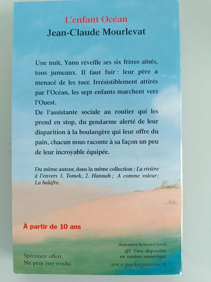 L'enfant océan de Jean Claude Mourlevat (gratuit) - photo numéro 2
