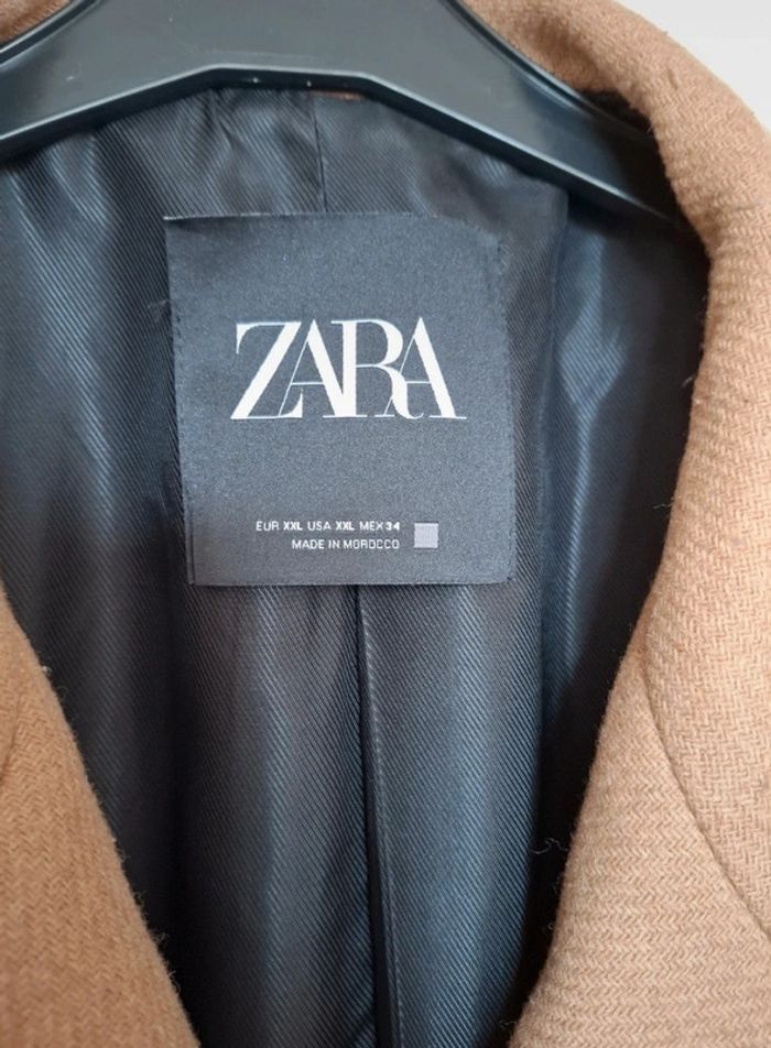 Manteau marron zara - photo numéro 4