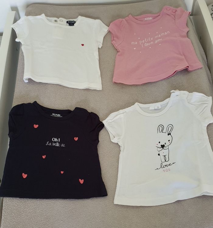 Lot de 4 tee-shirts manches courtes