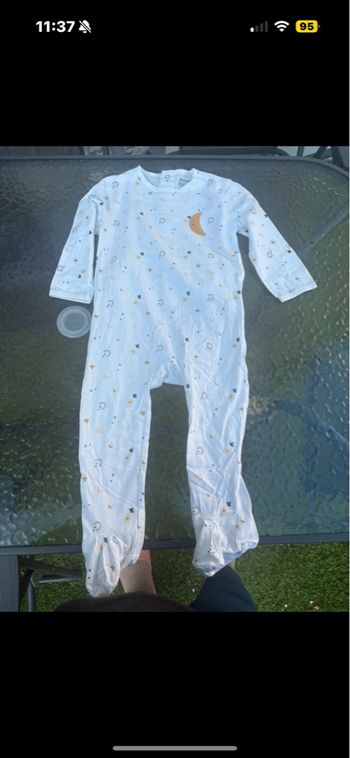 Pyjama blanc Étoilé