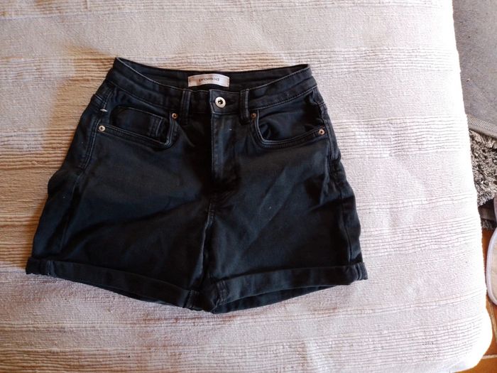 Short jean noir Promod XS