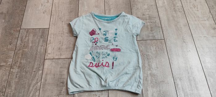 T-shirt bleu Gémo T3A