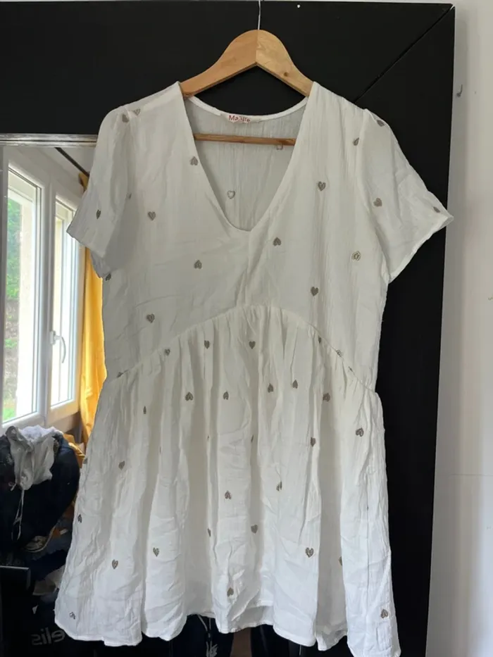 Robe femme en gaz de coton