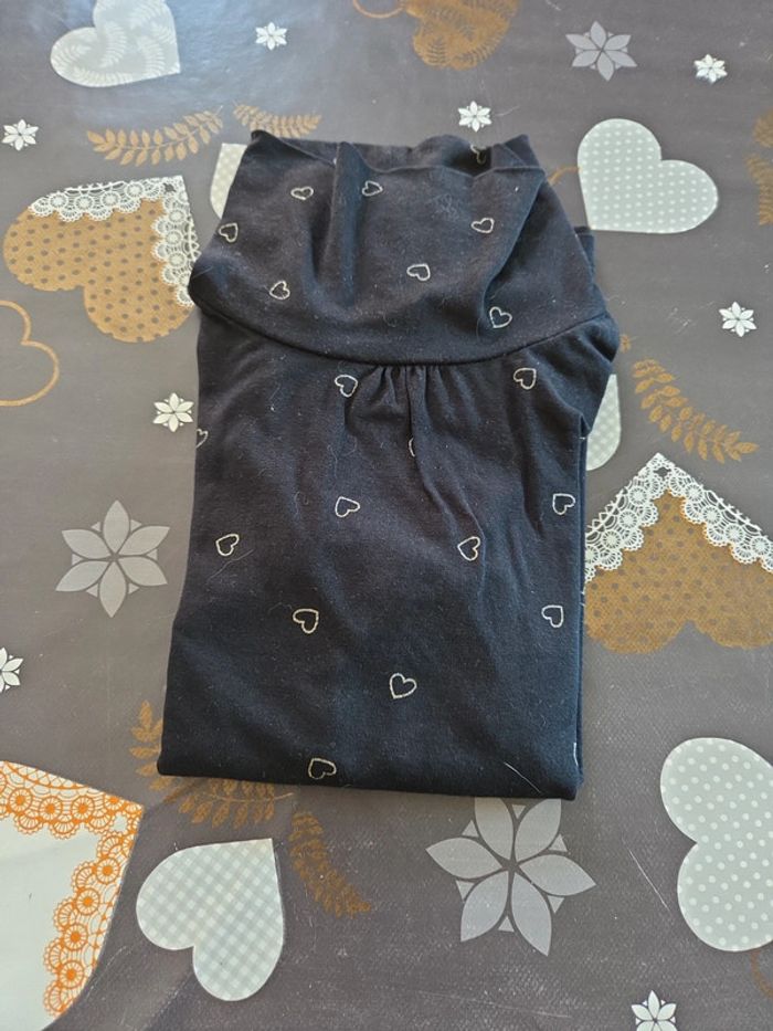 Tee-shirt ml 6a col roulé