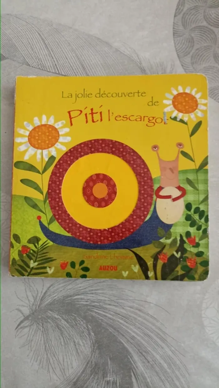livre enfant La jolie découverte de Piti l'escargot