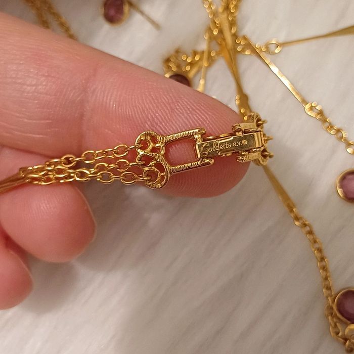 Sautoir 3 ranger goldette New York - photo numéro 7