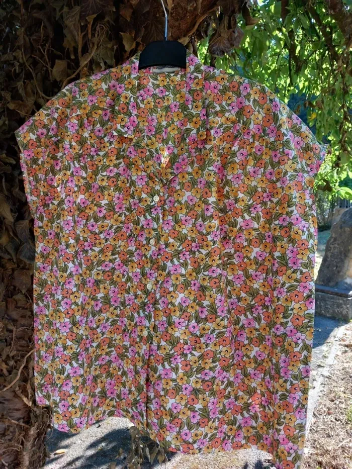 Blouse fleurie Paul mausner taille 52