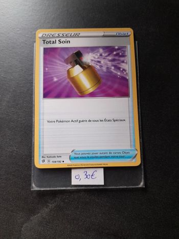 Carte Pokémon Total Soin 159/192