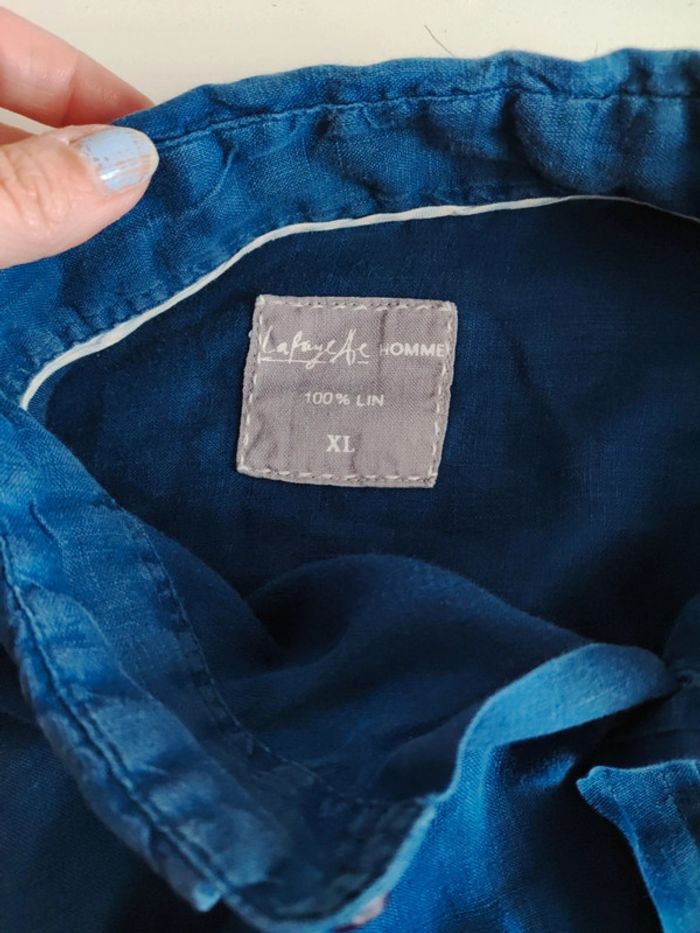 Chemise en lin homme Lafayette XL - photo numéro 4