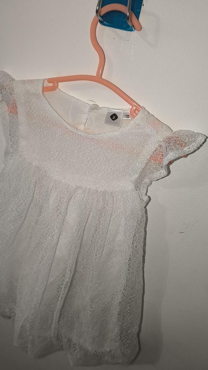 Magnifique robe baptême ou autre taille 12 mois - photo numéro 6