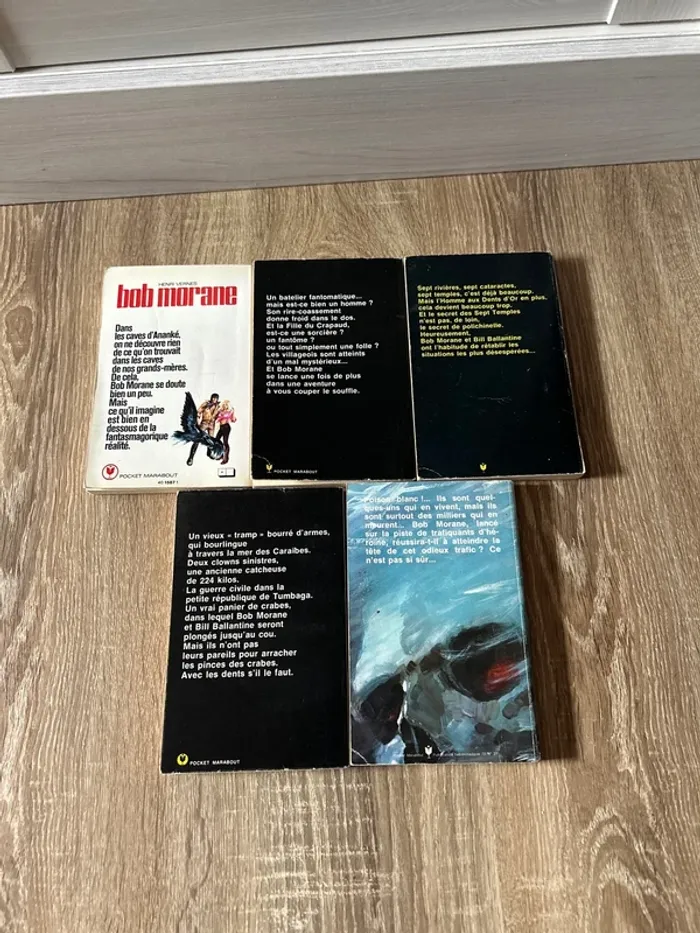 Lot 5 livres Bob Morane - Éditions anciennes Marabout (années 60-70) - photo numéro 7