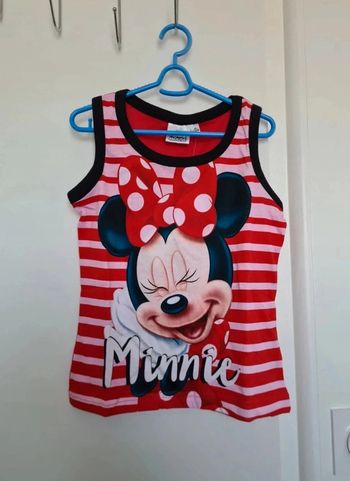 Débardeur Minnie taille 6 ans - Neuf