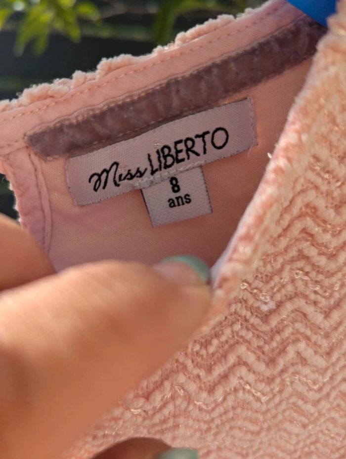 Robe de cérémonie rose poudré 8 ans - photo numéro 3