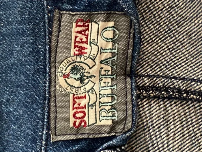 Veste jeans  Overseize vintage année 80 Buffalo - photo numéro 4