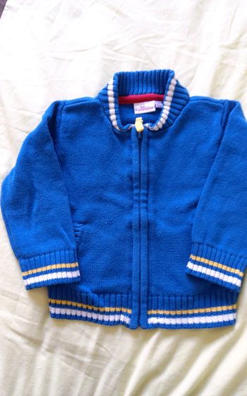 Gilet zippé 12 mois