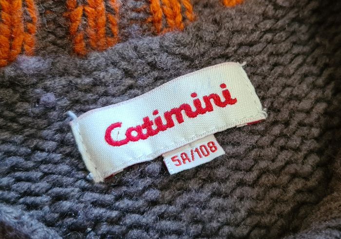 Gilet marron garçon taille 5 ans Catimini - photo numéro 4