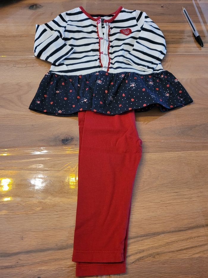 Ensemble bébé fille 9 mois