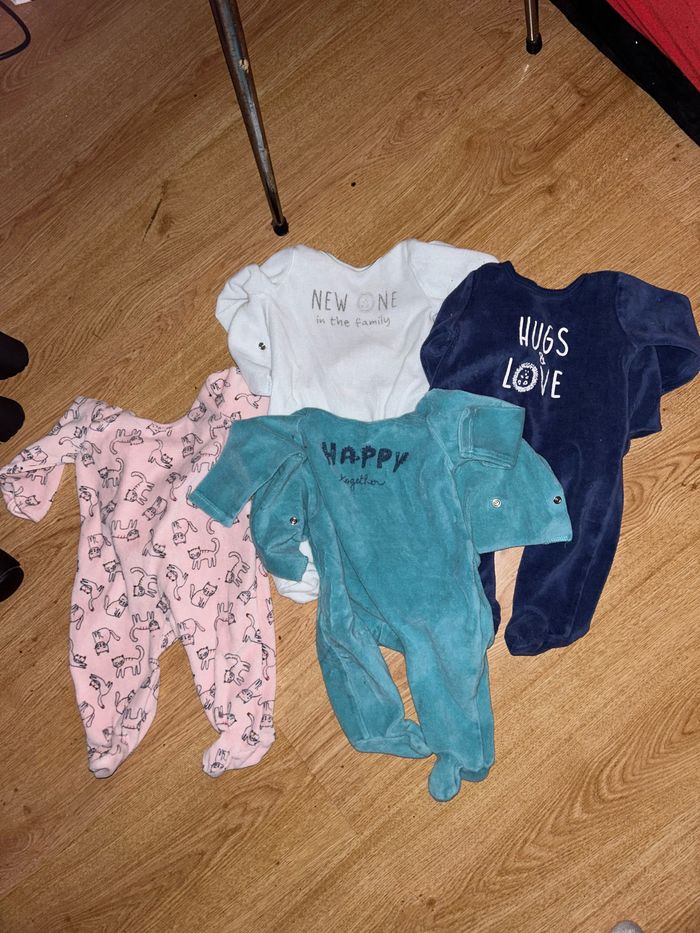 Lot 4 pyjama bébé 3 mois