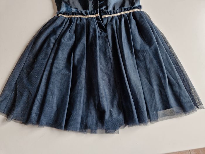 Robe bleu marine tulle 5/6 ans - photo numéro 6