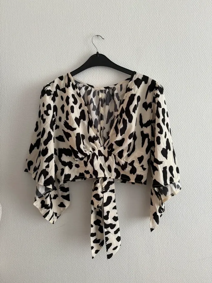 Blouse courte fluide