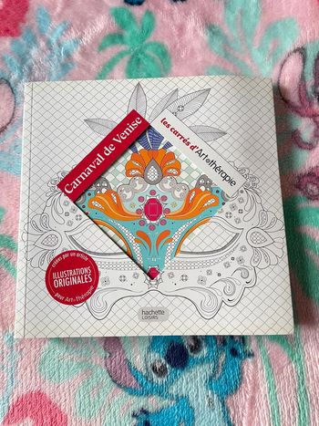 Livre de coloriages carnaval de Venise