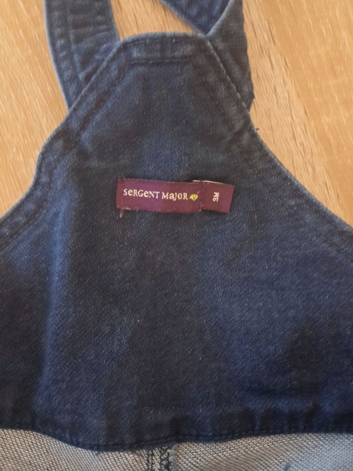 Salopette en jean bébé garçon 9 mois - photo numéro 3