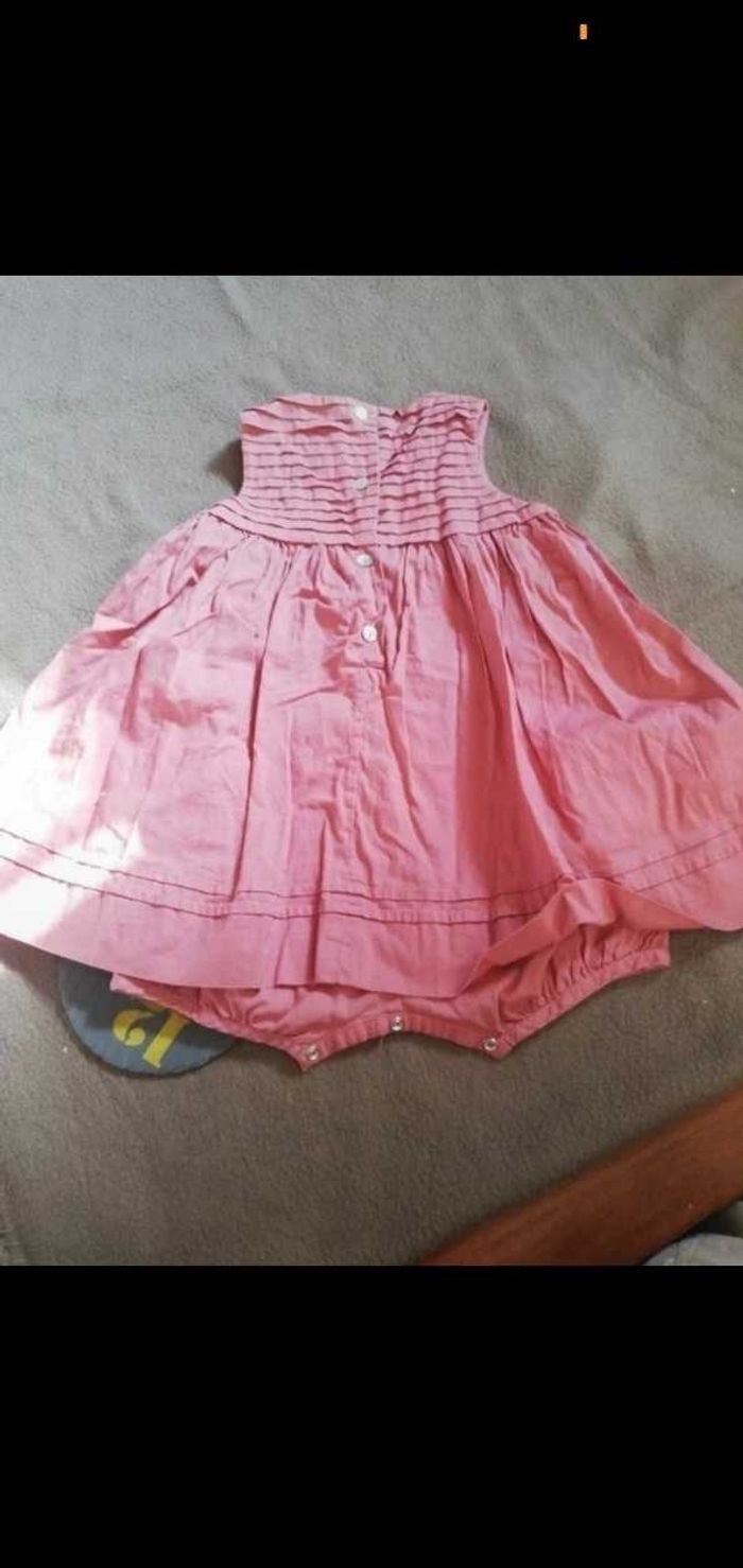 Robe short rose fille 12 mois - photo numéro 5