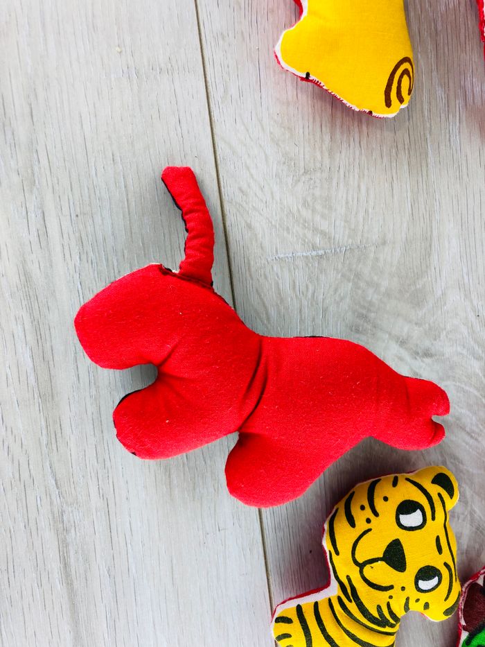 Lot de petits animaux en coton - photo numéro 6