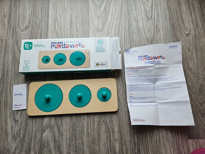 Trio disques à encastrer Ateliers Montessori Oxybul - photo numéro 2