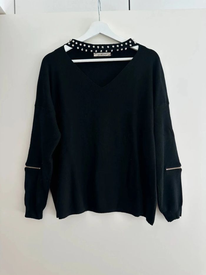 Pull noir pour femme taille M