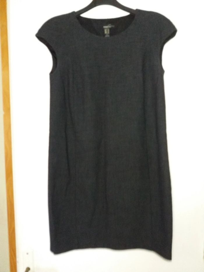 Robe Mango taille M gris foncé chiné