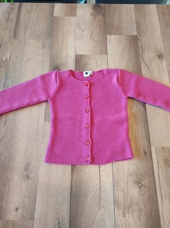 Gilet épais grain de blé 3 ans