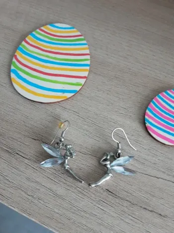 Boucles d'oreilles Fée Clochette
