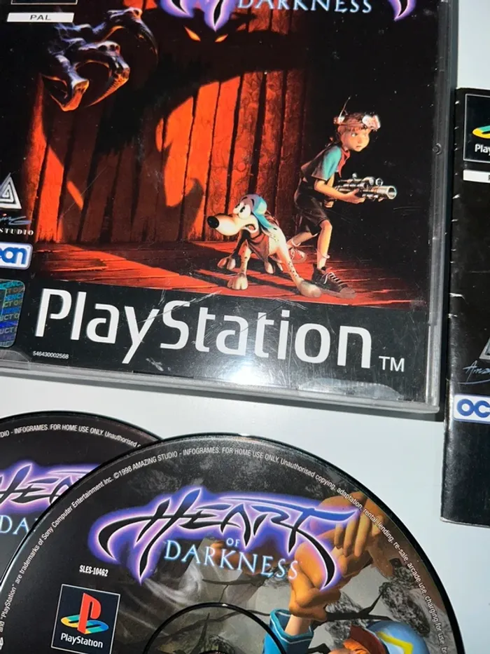 Heart of Darkness - Jeu PS1 complet lunette 3D VF Sony - photo numéro 6