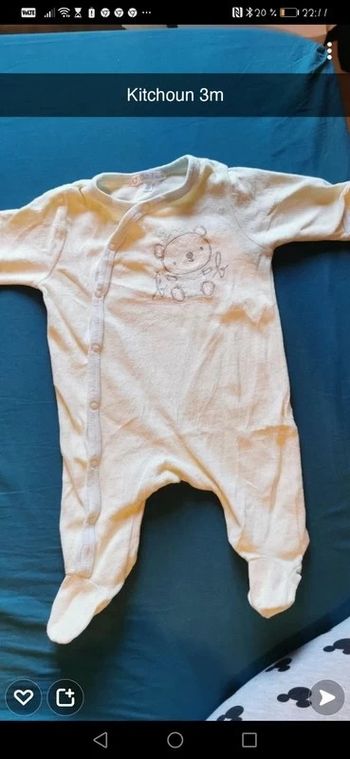 Pyjama mixte ours ourson