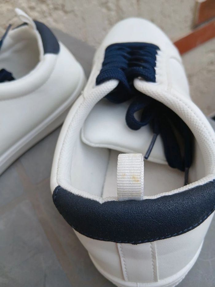 Basket Gemo - Blanche et marine - Neuf sans étiquette - Pointure 38 - photo numéro 7