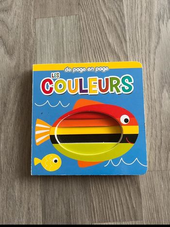 Livre bébé les couleurs