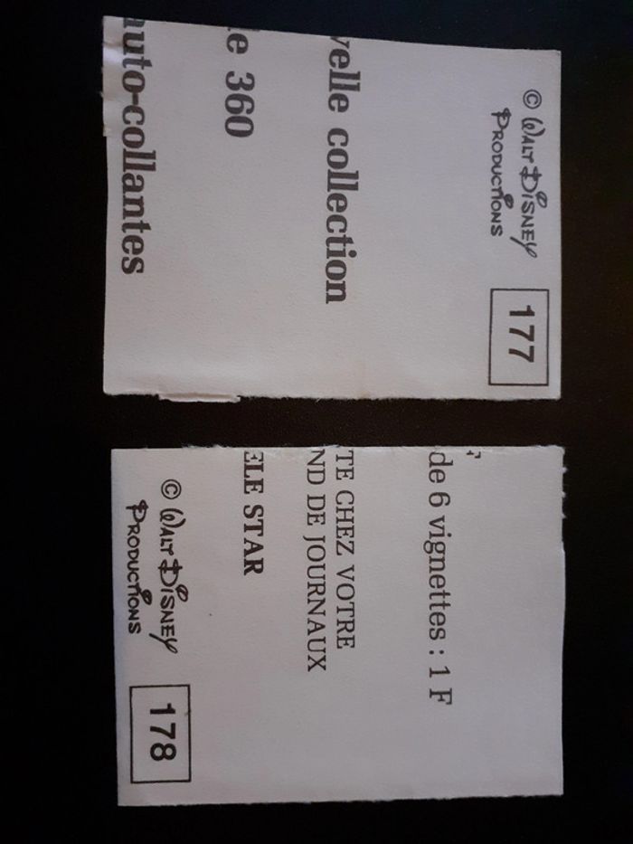 2 Sticker Figurine Panini Blanche Neige - photo numéro 2