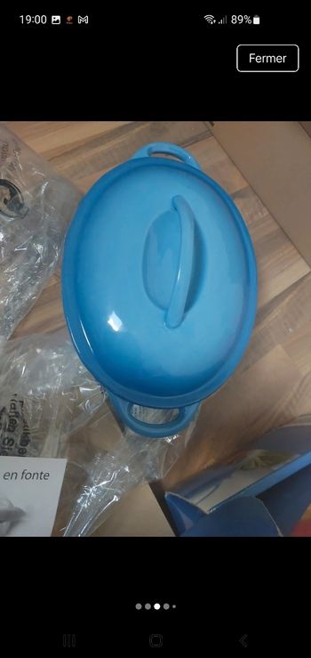 Cocotte ovale en fonte
