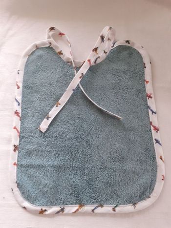 Bavoir en tissu éponge-Fait Main