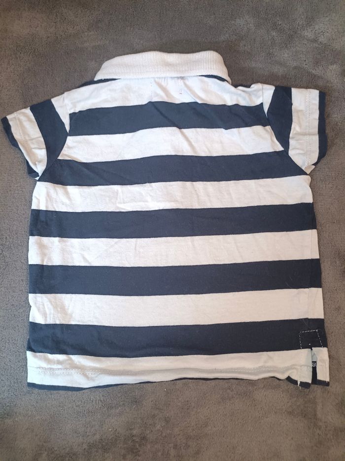 Polo  - Motif marinière - photo numéro 4