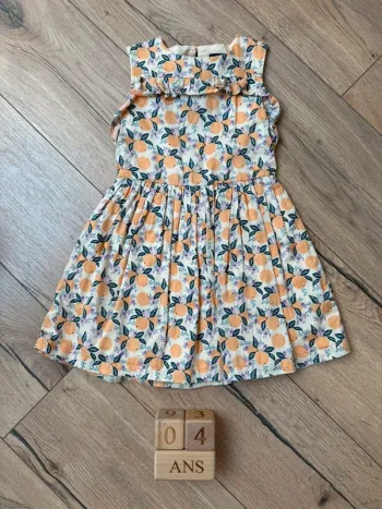 Magnifique robe Sergent Major thème pêche 🍑 - taille 4 ans